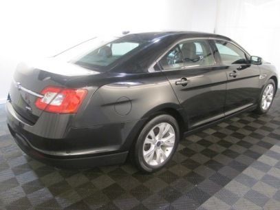 2011 FORD TAURUS SEL SEDAN, BLACK/BLACK LEATHER, US $16,900.00, image 4