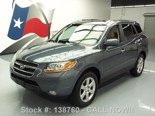 2008 hyundai santa fe ltd heated leather sunroof 76k mi texas direct auto