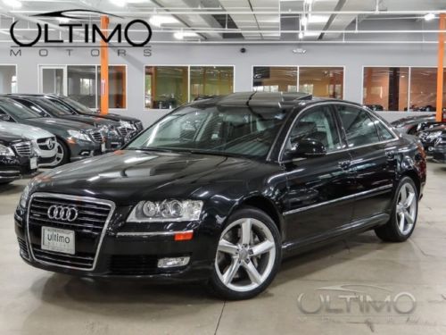 2008 audi a8 4.2l quattro, sport &amp; premium packages, awd, sunroof, nav, 78k