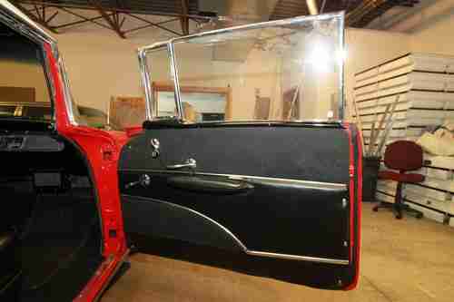 Red '57 Chevy Bel Air 2-Door Hardtop, US $27,500.00, image 2