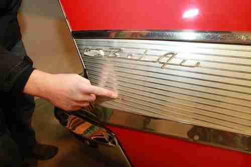 Red '57 Chevy Bel Air 2-Door Hardtop, US $27,500.00, image 5