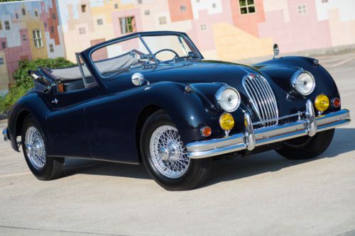 1956 jaguar xk140 3.4l &#034;special equipment&#034; dhc - the refined open english tourer