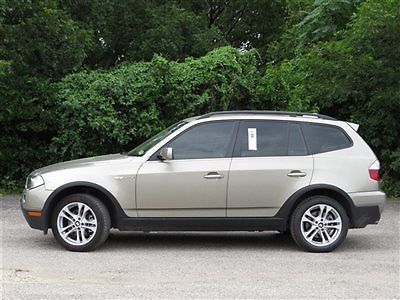 Bmw x3 3.0si low miles 4 dr suv manual gasoline 3.0l straight 6 cyl platinum bro