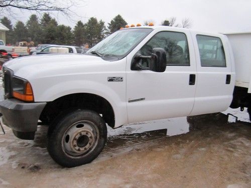 2001 ford f450 diesel 7.3l v8 turbocharged with dump bed &amp; crew cab
