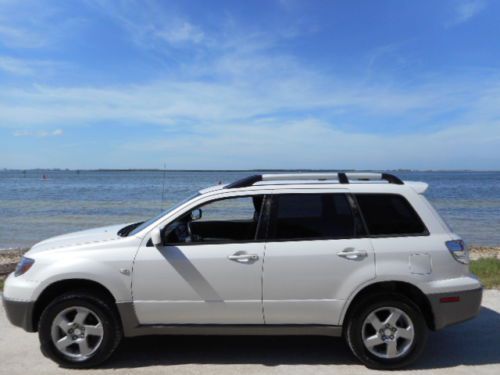 03 mitsubishi outlander xls awd 4x4 - clean florida owned suv - no accidents