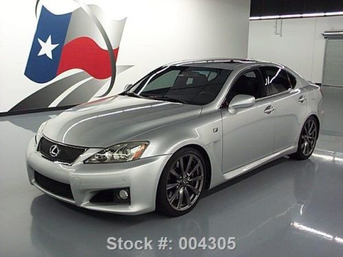 2008 lexus is-f 416 hp v8 sunroof nav rear cam 19&#039;s 48k texas direct auto