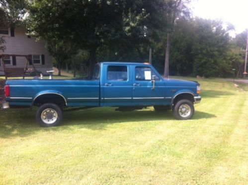 1995 ford f-350 xlt crew cab pickup 4-door 7.5l