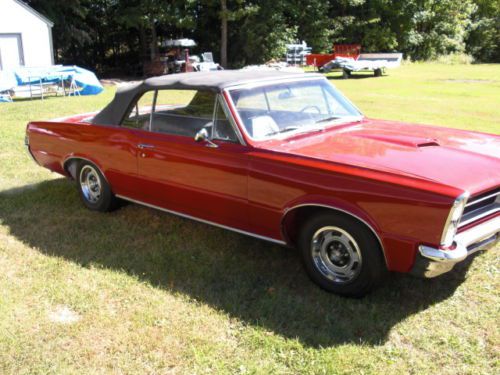 1965 pontiac tempest convertible wih all the gto trim and more. gto conversion.