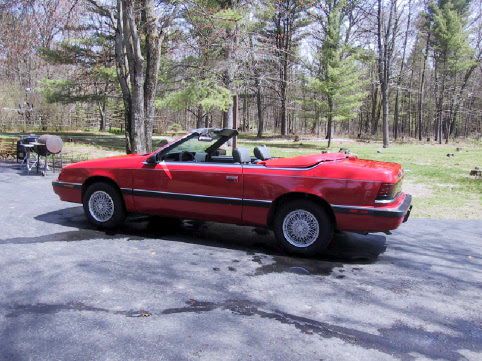 1989 chrysler lebaron gt convertible 2-door 2.5l