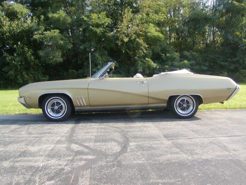 1969 buick skylark custom convertible new top, seat covers, # 3 condition,not gs