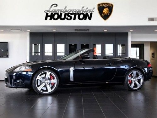 2008 jaguar xkr convertible portfolio edition celestial black b&amp;o sound 44k mi