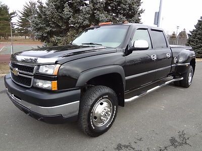 2007 chevy silverado crew cab lt 4x4 turbo diesel dually 3500 85k mi no reserve