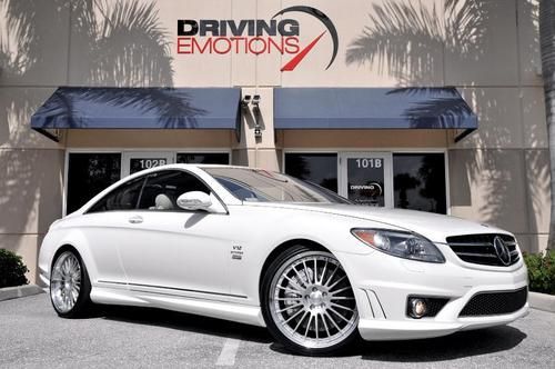 2008 mercedes cl65 amg renntech! designo white! 670hp!!