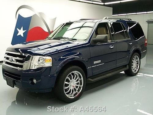 2008 ford expedition leather nav rear cam 22" wheels!! texas direct auto