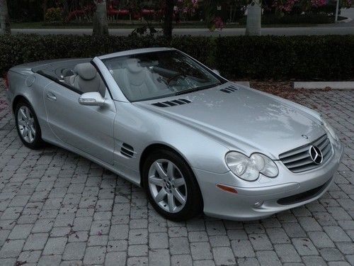 03 sl500 convertible automatic leather navigation bose keyless go active seats