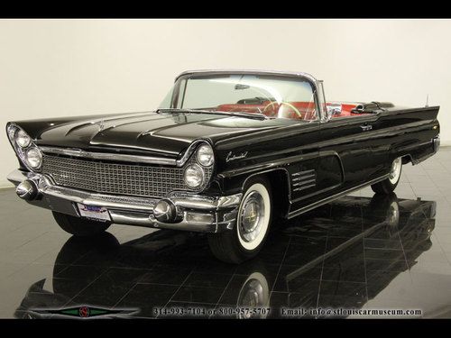 1960 lincoln continental mark v convertible 2-door amazing full restoration