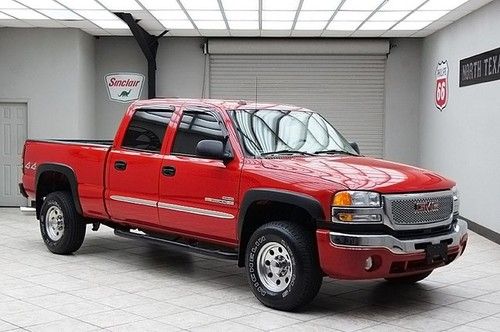 2005 sierra 2500hd diesel 4x4 crew cab sle bose texas truck