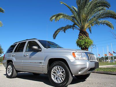 2004 jeep grand cherokee limited 4x4 leather sunroof low miles &amp; reserve  no rus