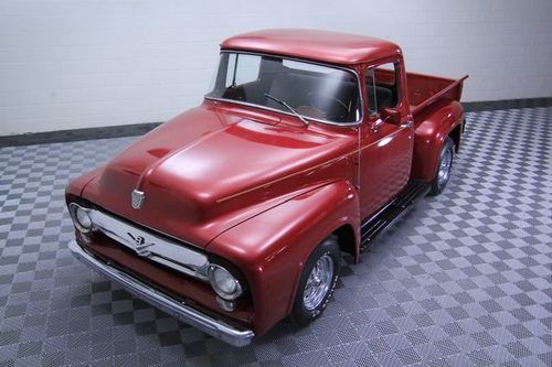 1956 ford f-100 shortbed custom pickup truck