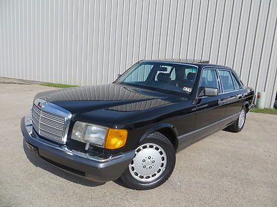 90 mercedes-benz 300sel no-accidents carfax original-miles texas-car rust-free !