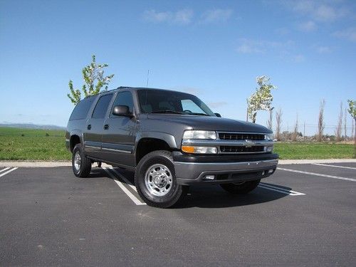 2002 02 chevy suburban ls 2500 3/4 ton 8.1 v8 8100 low 89k 4-wheel drive