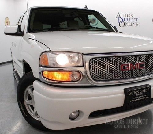 We finance 2006 gmc yukon xl denali awd 8pass clean carfax 6cd mroof htdsts/mrrs