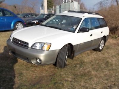 2001 subaru outback, no reserve, one owner, no accidents, power seat,low miles