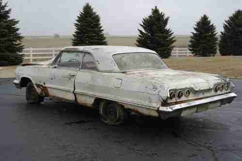 1963 Chevrolet COUPE Impala Bel Air Biscayne Parts Cars, image 6