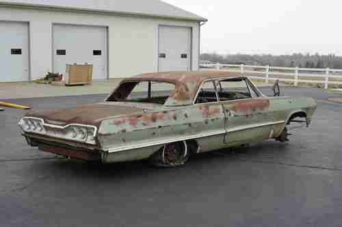 1963 Chevrolet COUPE Impala Bel Air Biscayne Parts Cars, image 14