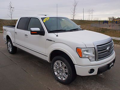 2010 ford f-150 4x4 / supercrew / platnium / leather / navigation / power boards