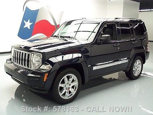 2011 jeep liberty ltd 4x4 htd leather suroof nav 28k mi texas direct auto