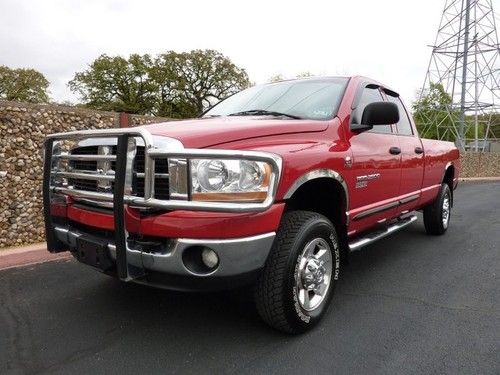 06 ram 2500 slt 4wd mt 5.9l-cummins quadcab longbed xnice 1txowner!