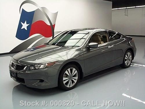 2009 honda accord ex-l coupe sunroof htd leather 74k mi texas direct auto