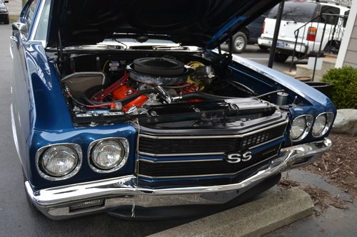 1970 malibu chevelle ss 454 clone auto american classic frame off restore wow!!!