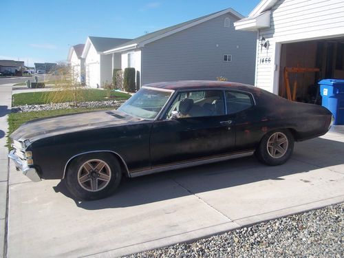 71 chevelle running driving project.