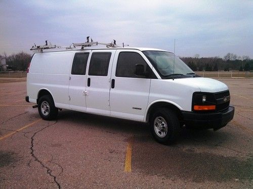 2006 chevy express 3500 extended cargo van 6.0 141,000 miles clean well maint
