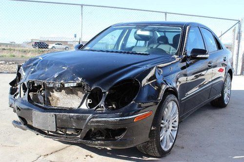 08 mercedes-benz e350 damaged clean title low miles 4matic loaded export welcome