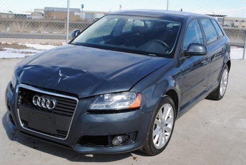 2009 audi a3 2.0t damaged salvage low miles nice unit economical export welcome!