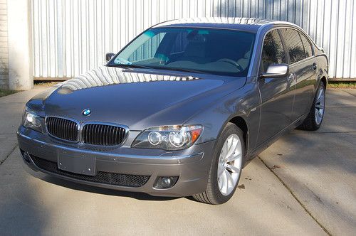 2008 bmw 750li platinum grey with grey leather 75k miles