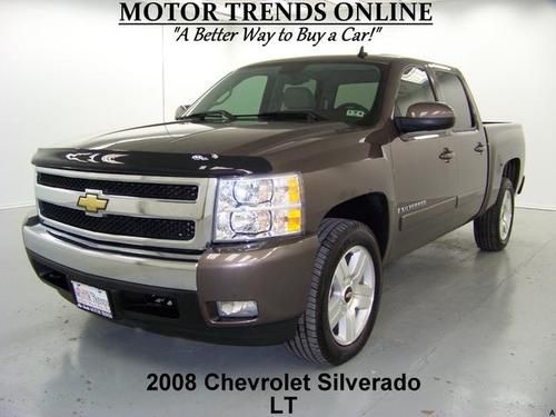 Lt crew cab leather 20s bedliner tow pkg 2008 chevy silverado 45k motor trends