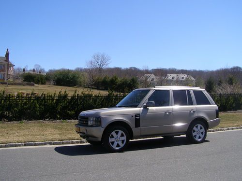 2003 range rover hse 2-tone interior!