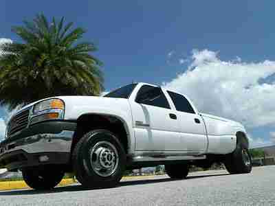 GMC SIERRA 3500 CREW CAB SLT DUALLY 1 TON 6.6 DURAMAX DIESEL GOOSE NECK CLEAN, US $12,950.00, image 3