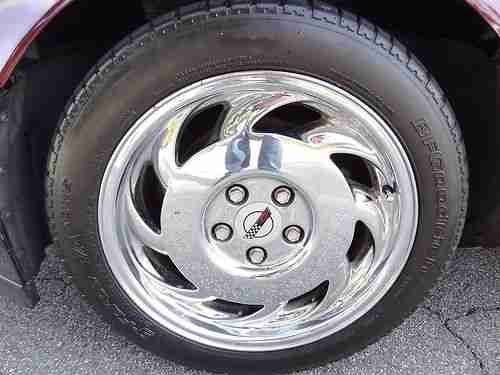 1992 Chevrolet Corvette Coupe BLACK ROSE/BLACK  Low Original Miles No Reserve, image 12