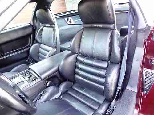 1992 Chevrolet Corvette Coupe BLACK ROSE/BLACK  Low Original Miles No Reserve, image 17