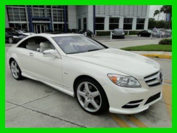 2011 cl550 4matic, rare designo, pearlwhite/white leather, cpo 100,000 mile warr