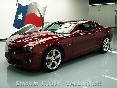 2011 chevy camaro ss 6-speed leather 20" wheels 14k mi texas direct auto