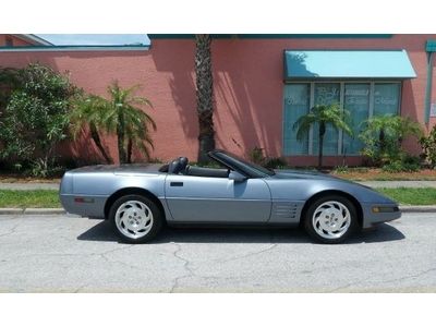 Corvette convertible rare color clean and original  tuned port v8 engine