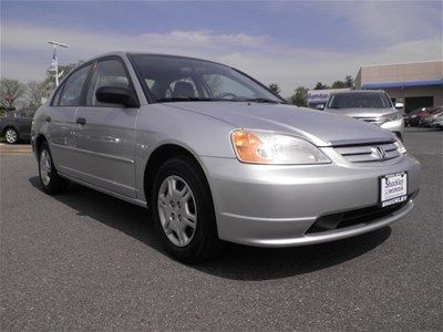 01 honda civic lx sedan 5 speed 1.7l no reserve