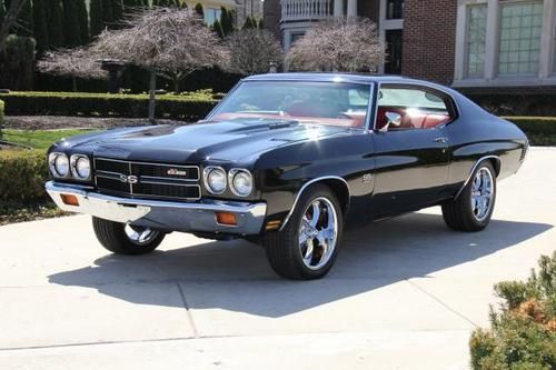 1970 chevelle protouring black big block restored 4 spd