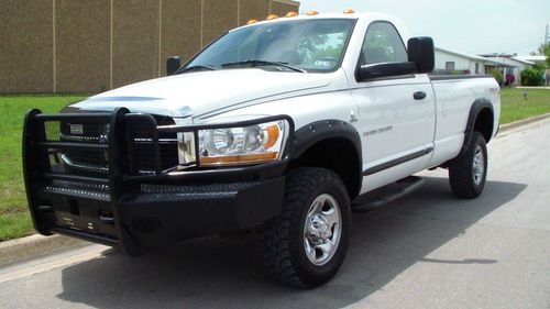 2006 dodge ram 2500 regular cab cummins 5.9l diesel 4x4 slt 1 owner *clean******